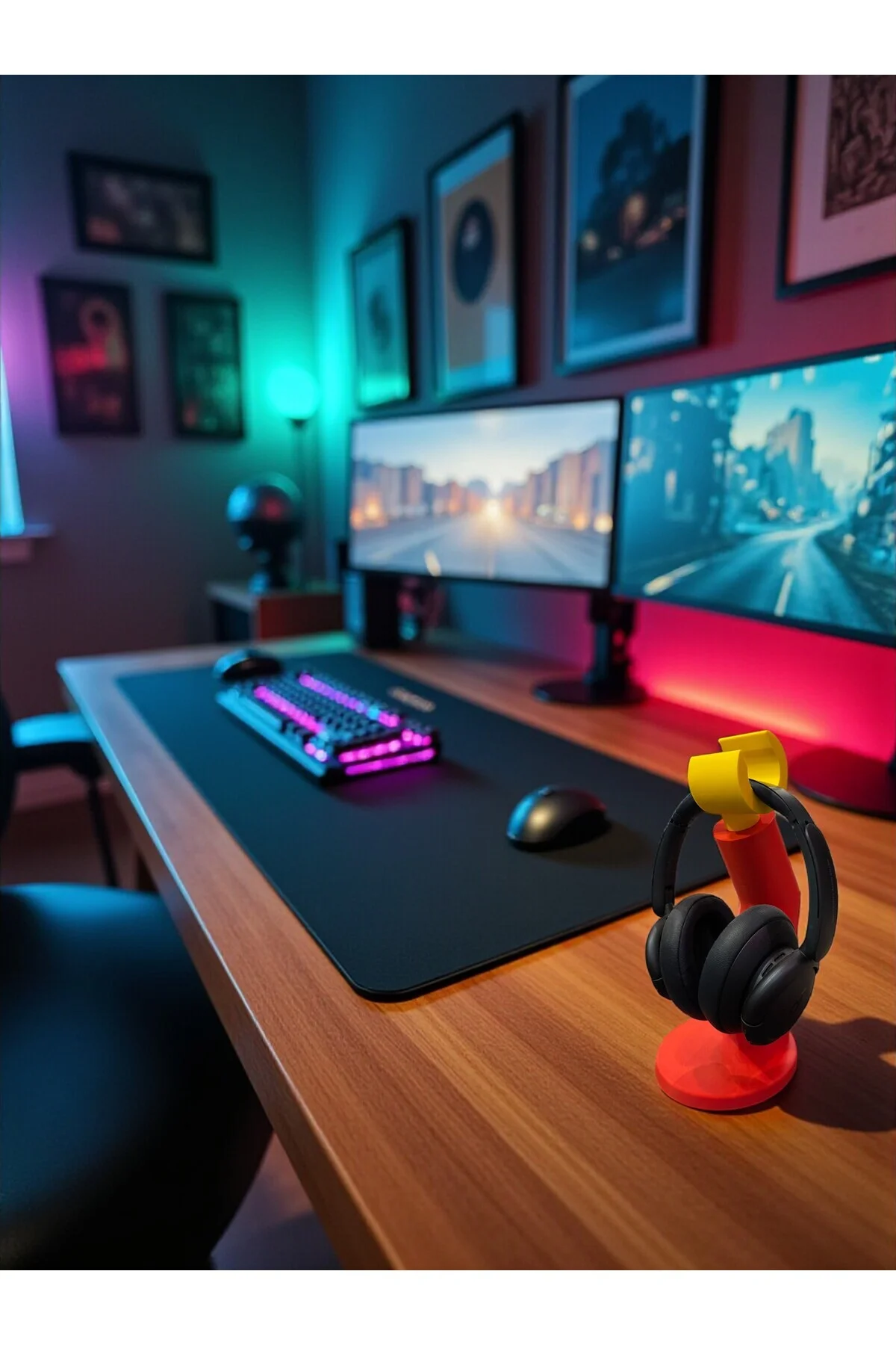 DEKORATİF LEGO KULAKLIK STANDI