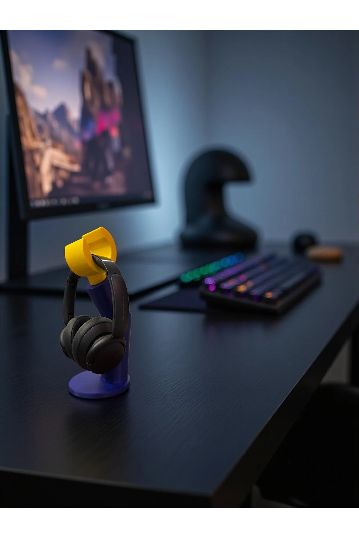 DEKORATİF LEGO KULAKLIK STANDI