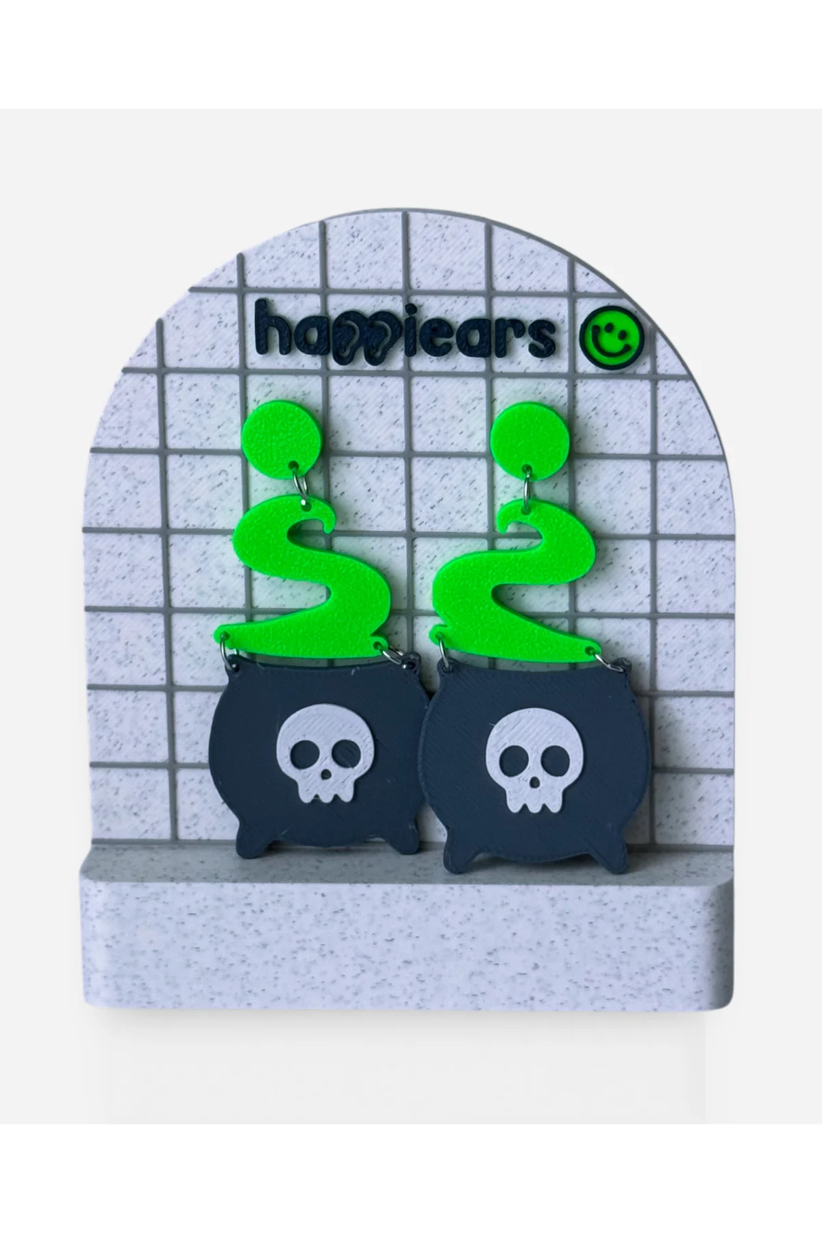 Halloween Cadılar Bayramı İksir Kazanı Özel Tasarım Küpe