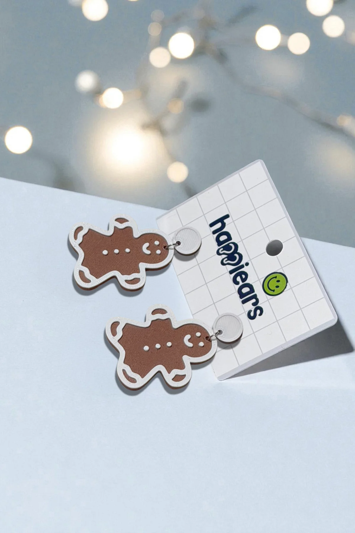 Yılbaşı Kurabiye Adam Özel Tasarım Küpe (Gingerbread Man) mi