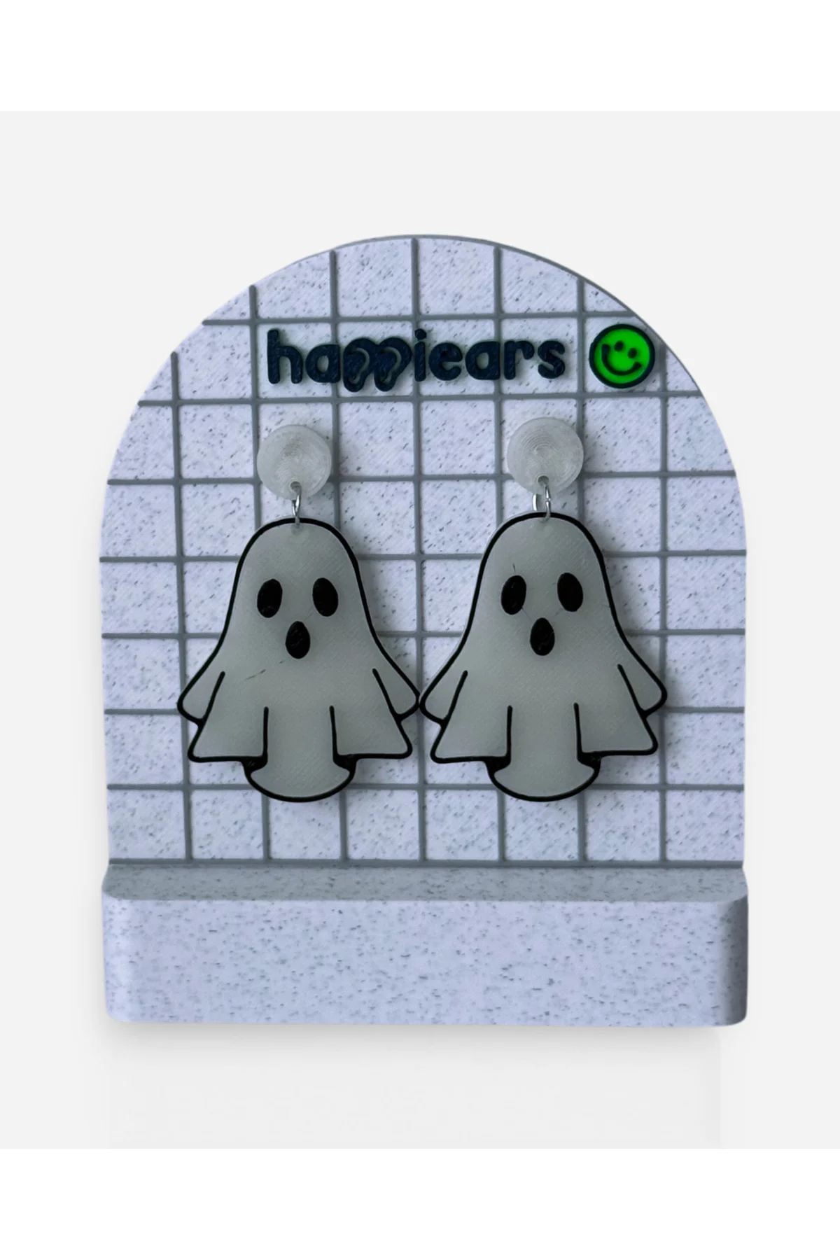 Halloween Cadılar Bayramı Gece Parlayan Fosforlu Hayalet Özel Tasarım Küpe