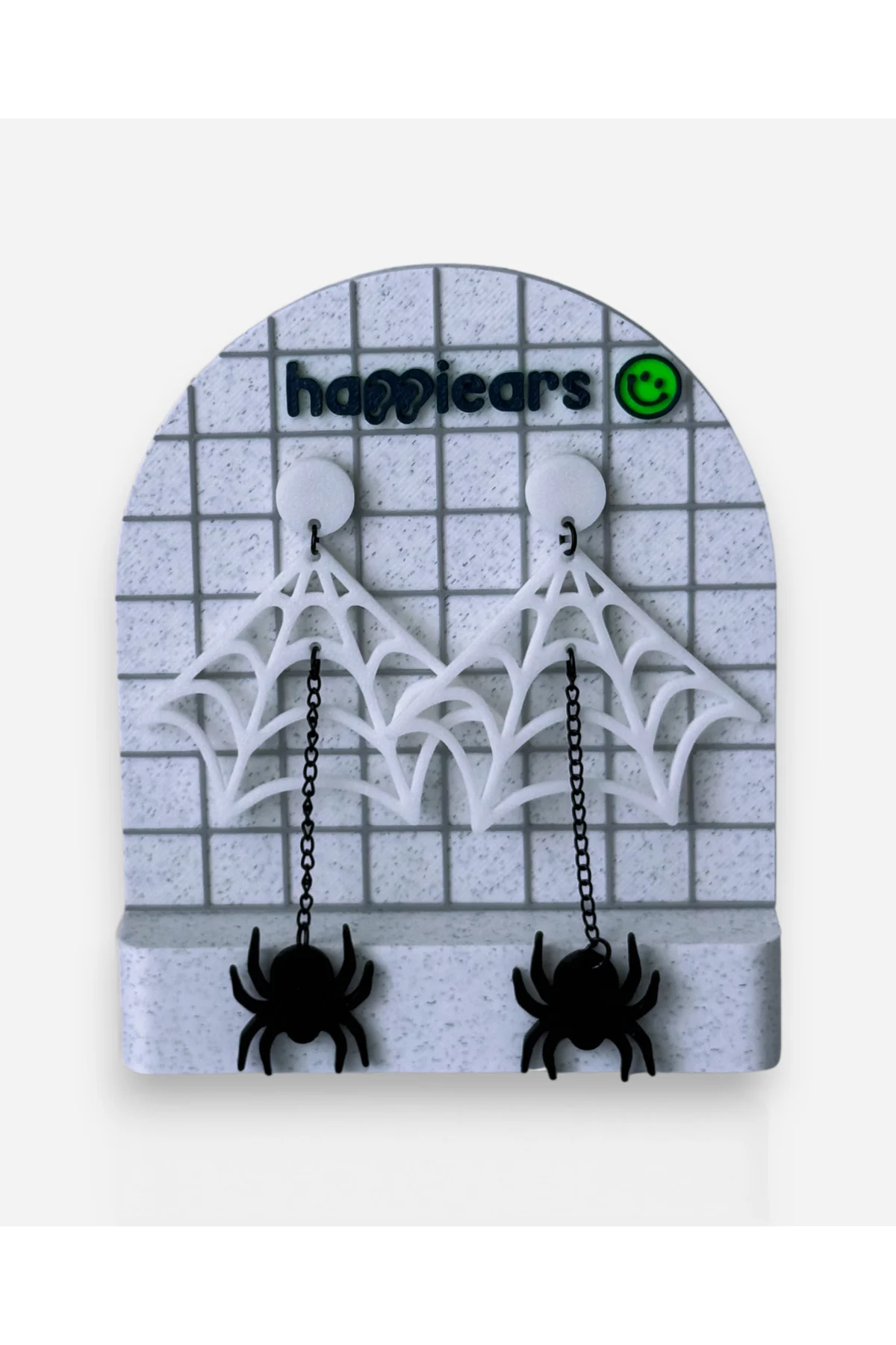 Halloween Cadılar Bayramı Örümcek Ağı Özel Tasarım Küpe