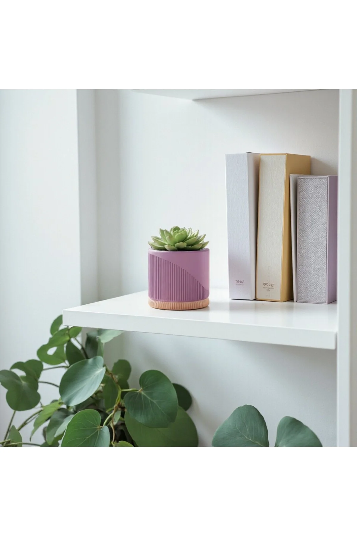 Modern Tasarım Dekoratif Saksı - Pastel Serisi